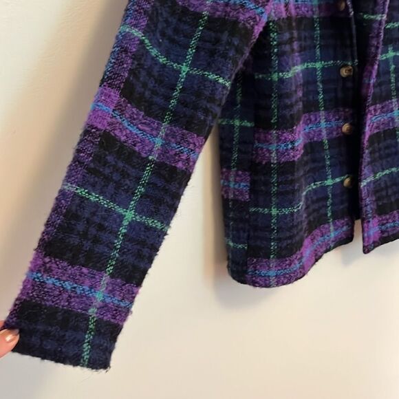 Tactics Skate wool/poly blend plaid jacket size medium - Picture 4 of 9